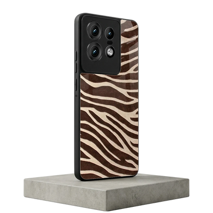 Mocha Swirls motorola edge 50 pro mobile cover | shockproof glass phone case