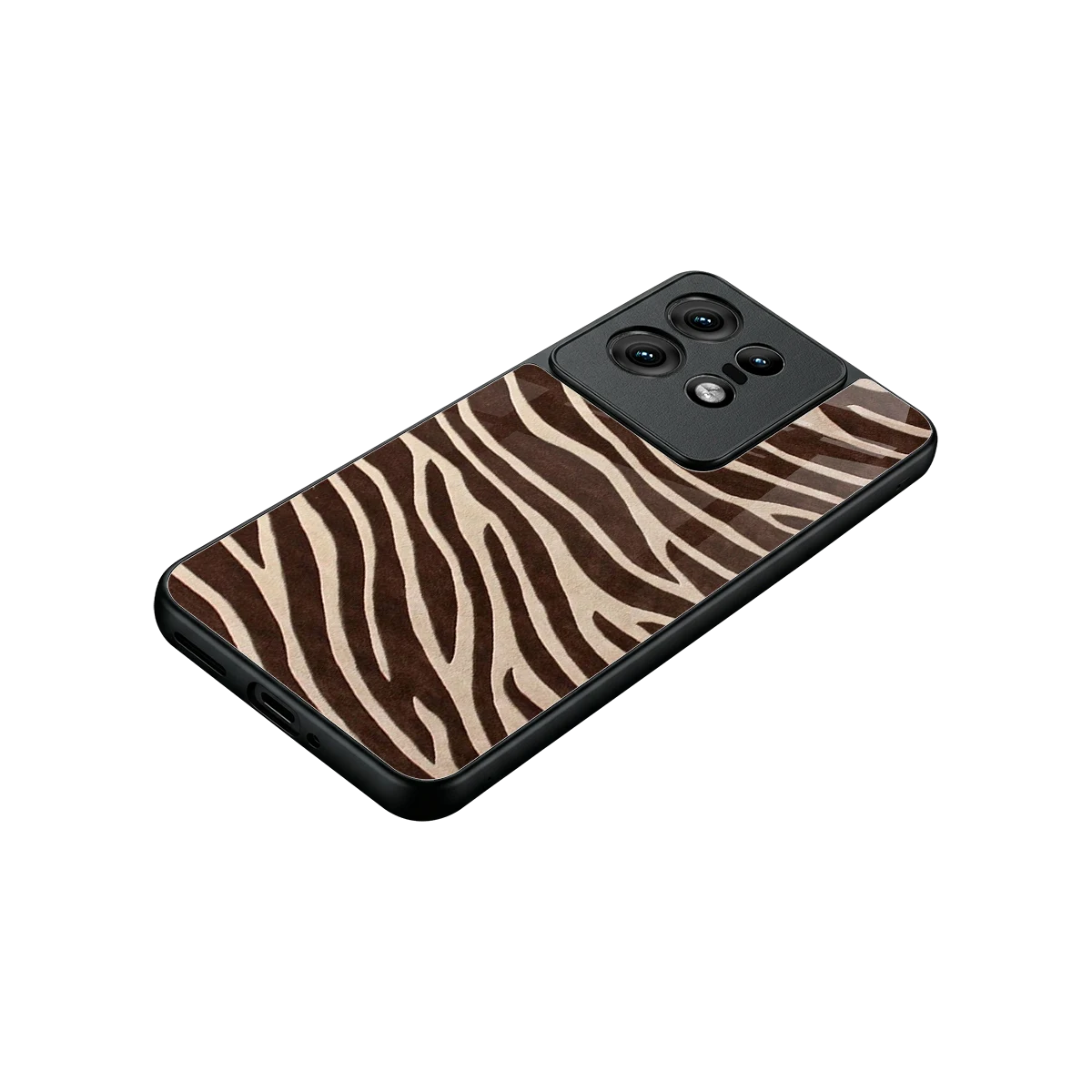 Mocha Swirls stylish phone case for motorola edge 50 pro | glossy glass and slim fit