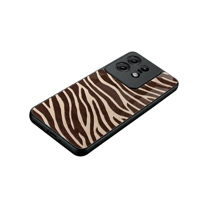 Mocha Swirls stylish phone case for motorola edge 50 pro | glossy glass and slim fit