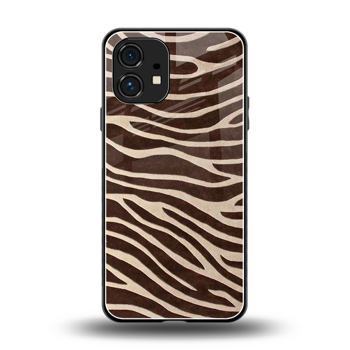 Mocha Swirls back phone cover | glass case for nothing phone 1