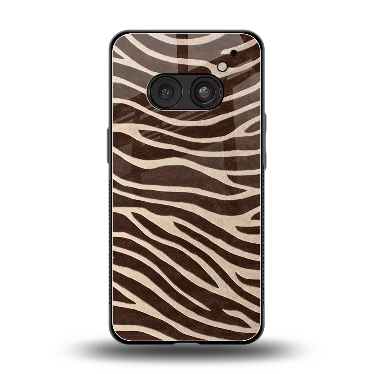 Mocha Swirls back phone cover | glass case for nothing phone 2a