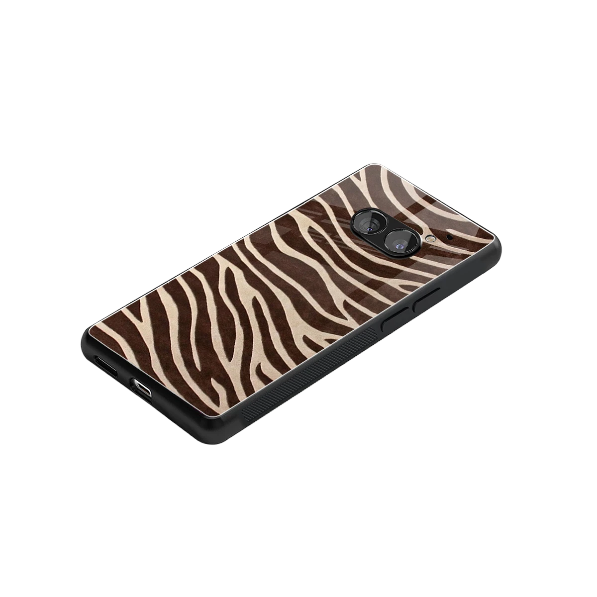 Mocha Swirls stylish phone case for nothing phone 2a plus | glossy glass and slim fit