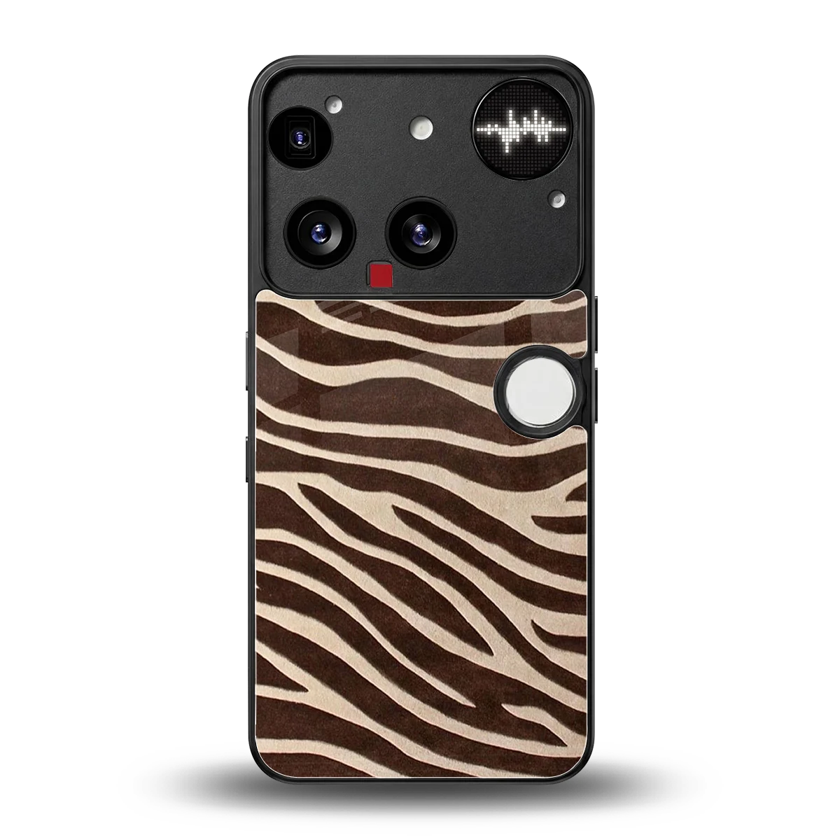 Mocha Swirls back phone cover | glass case for nothing phone 3