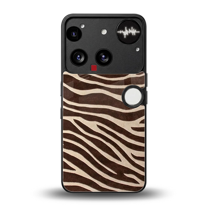 Mocha Swirls back phone cover | glass case for nothing phone 3