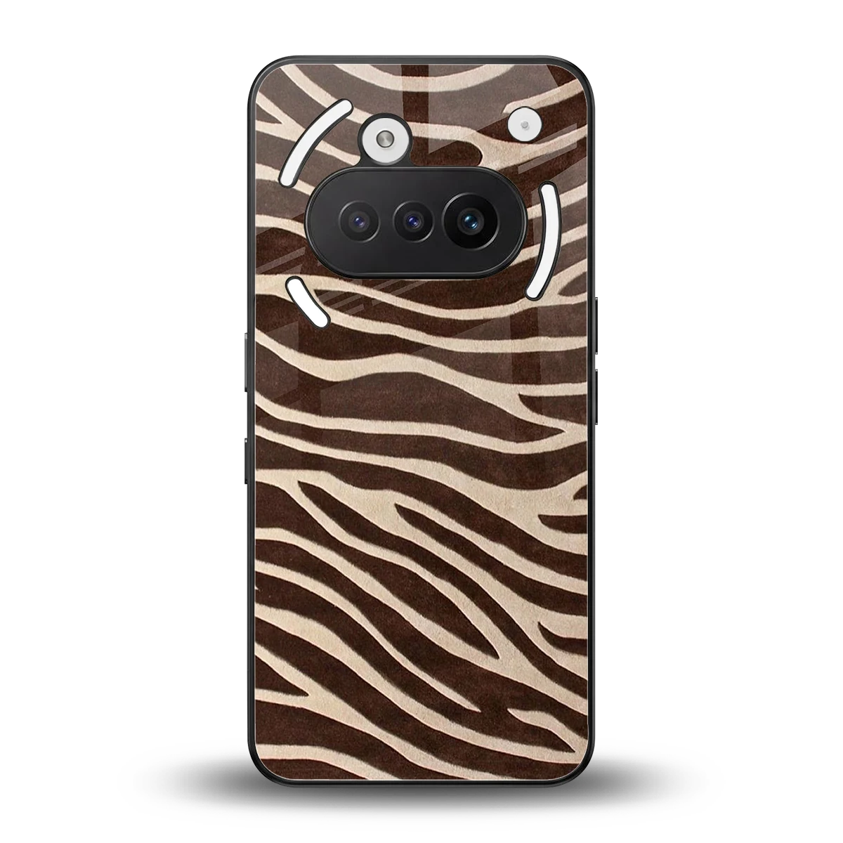 Mocha Swirls back phone cover | glass case for nothing phone 3a