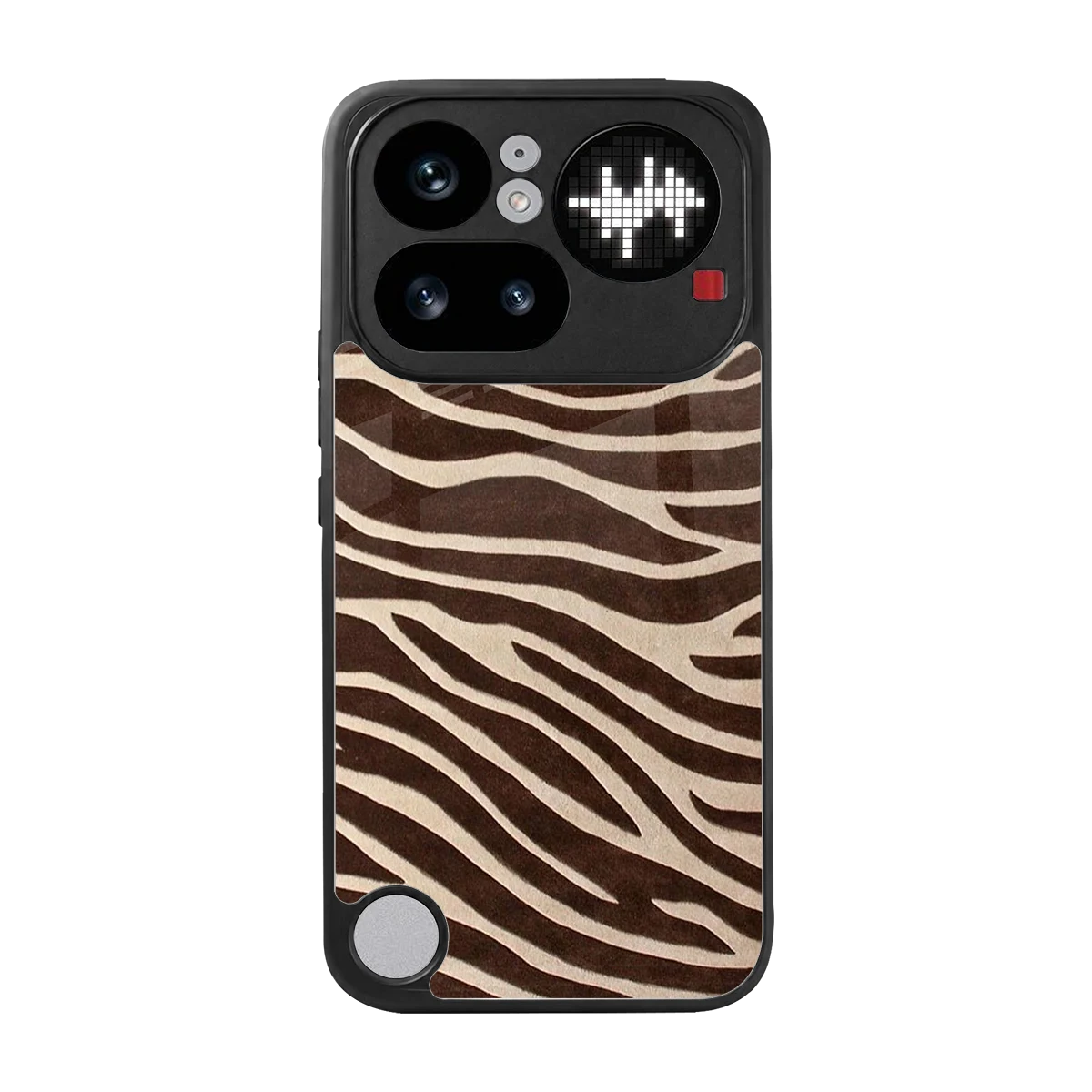 Mocha Swirls back phone cover | glass case for nothing phone 4a pro