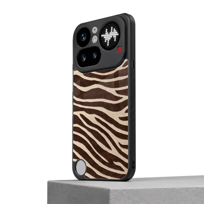 Mocha Swirls nothing phone 4a pro mobile cover | shockproof glass phone case