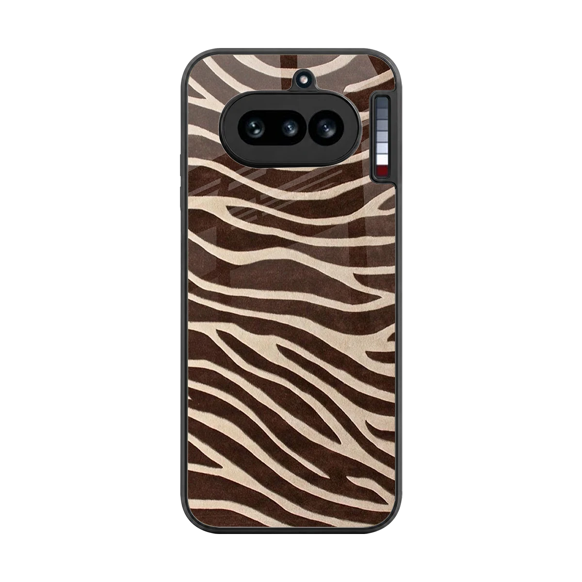 Mocha Swirls back phone cover | glass case for nothing phone 4a