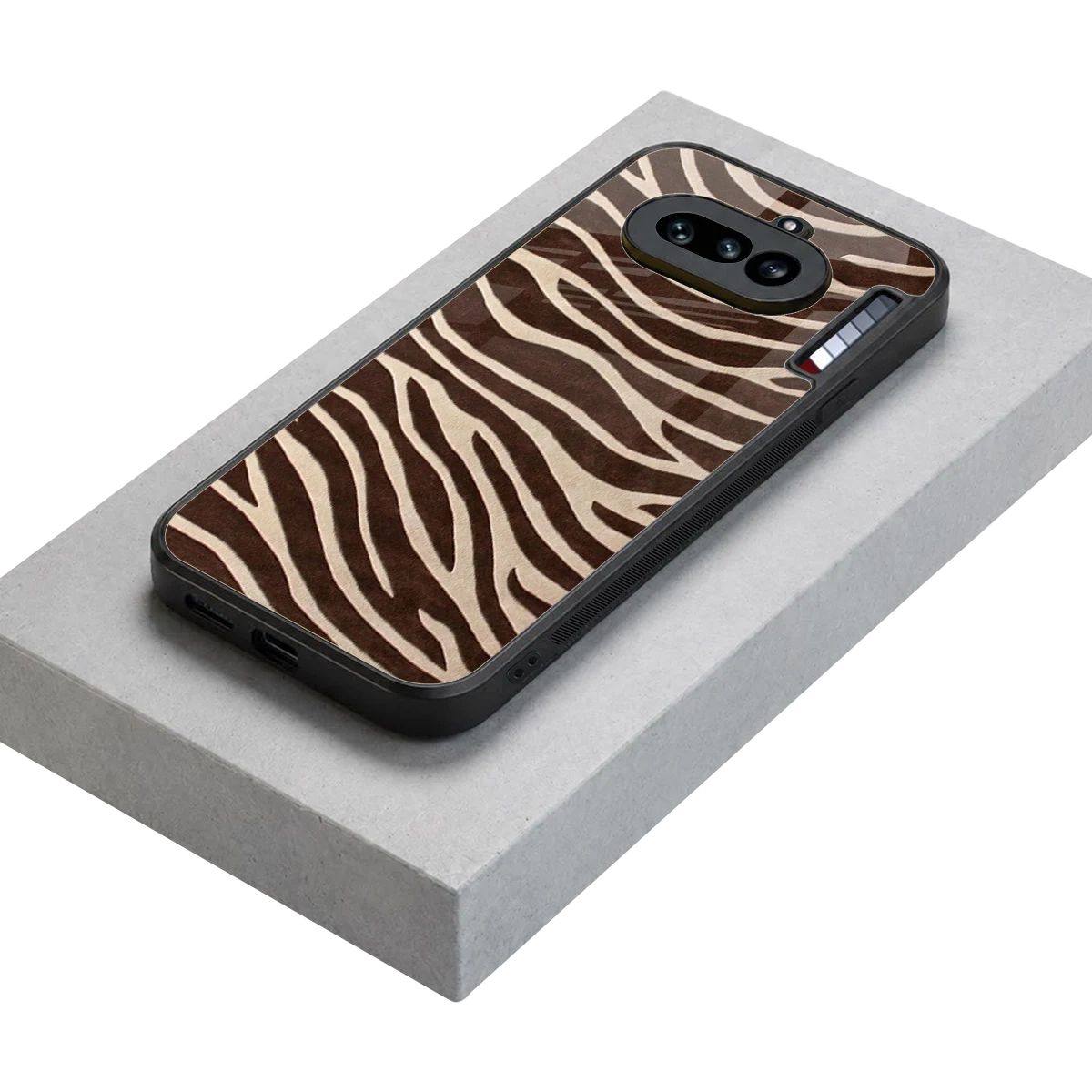 Mocha Swirls stylish phone case for nothing phone 4a | glossy glass and slim fit