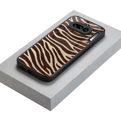 Mocha Swirls stylish phone case for nothing phone 4a | glossy glass and slim fit