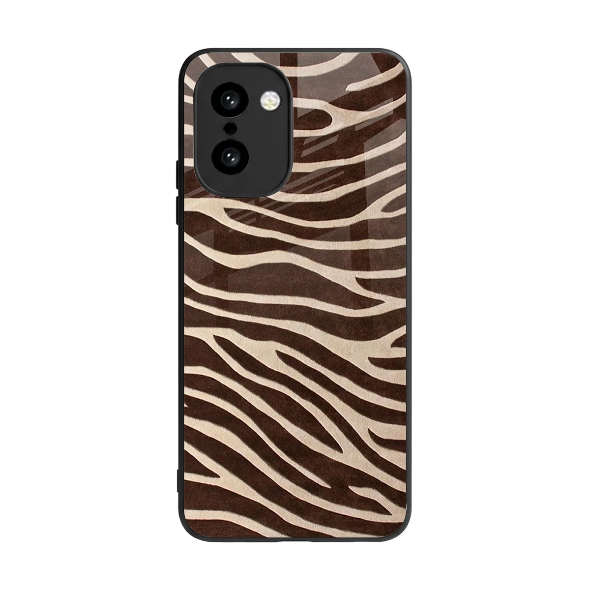 Mocha Swirls back phone cover | glass case for oneplus 15r