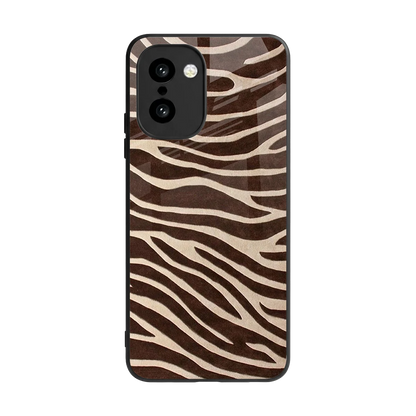 Mocha Swirls back phone cover | glass case for oneplus 15r