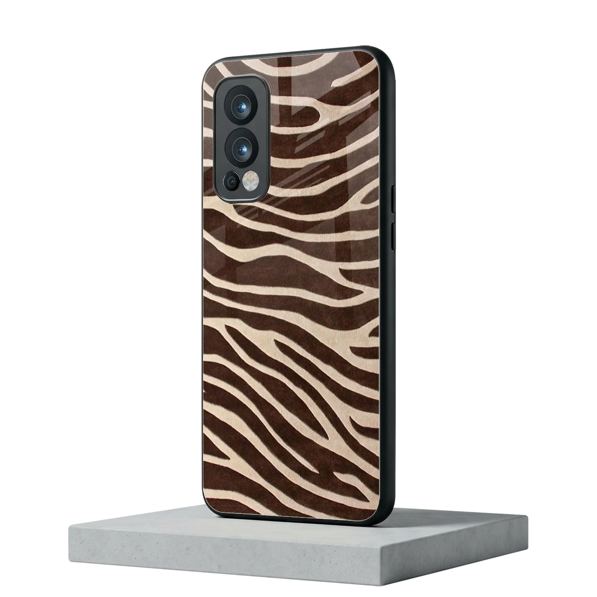 Mocha Swirls oneplus nord 2 mobile cover | shockproof glass phone case