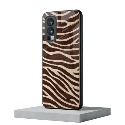 Mocha Swirls oneplus nord 2 mobile cover | shockproof glass phone case