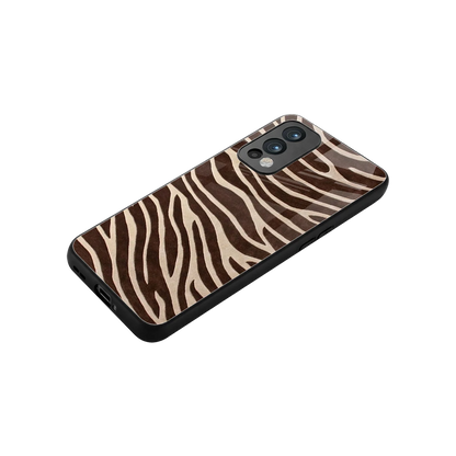 Mocha Swirls stylish phone case for oneplus nord 2 | glossy glass and slim fit