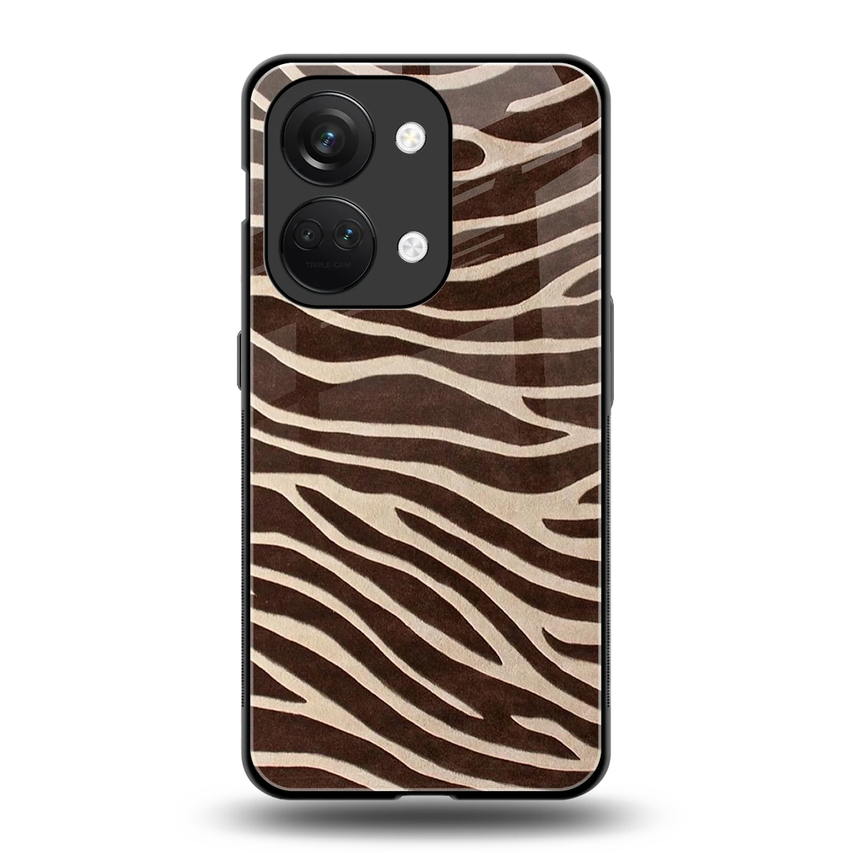 Mocha Swirls back phone cover | glass case for oneplus nord 3