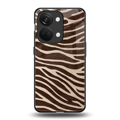 Mocha Swirls back phone cover | glass case for oneplus nord 3
