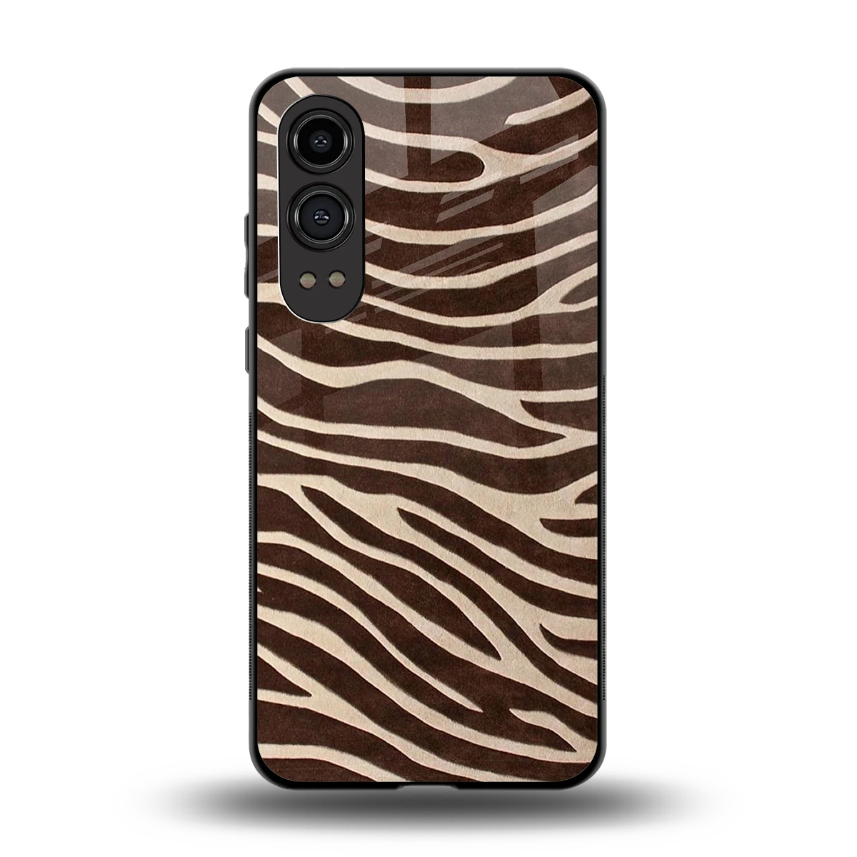Mocha Swirls back phone cover | glass case for oneplus nord ce 4 lite