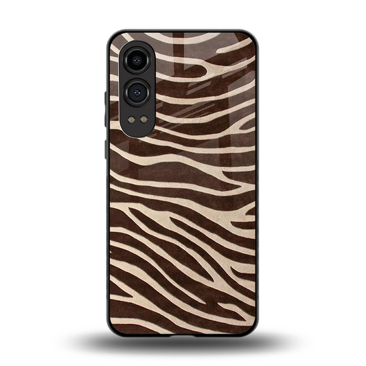 Mocha Swirls back phone cover | glass case for oneplus nord ce 4 lite