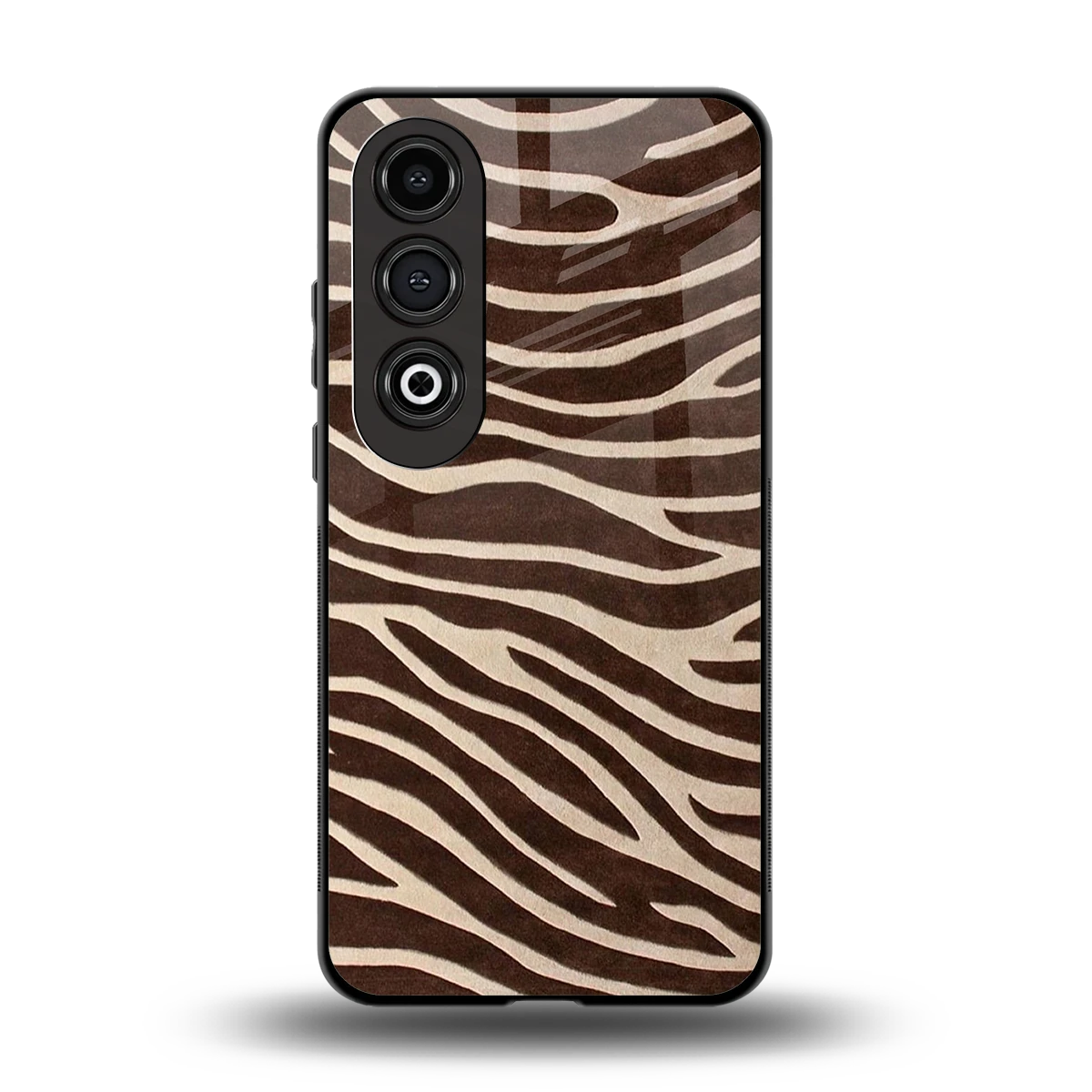 Mocha Swirls back phone cover | glass case for oneplus nord ce 4
