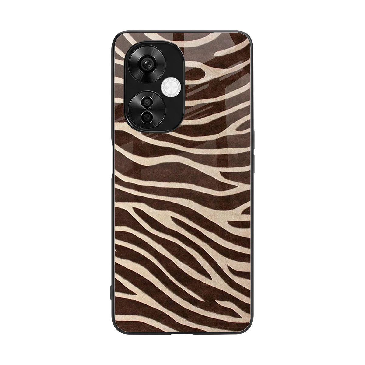 Mocha Swirls back phone cover | glass case for oneplus nord ce 3 lite
