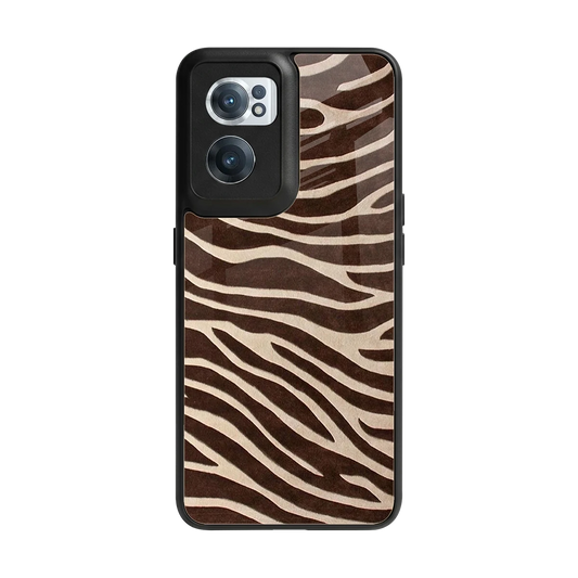 Mocha Swirls back phone cover | glass case for oneplus nord ce 2