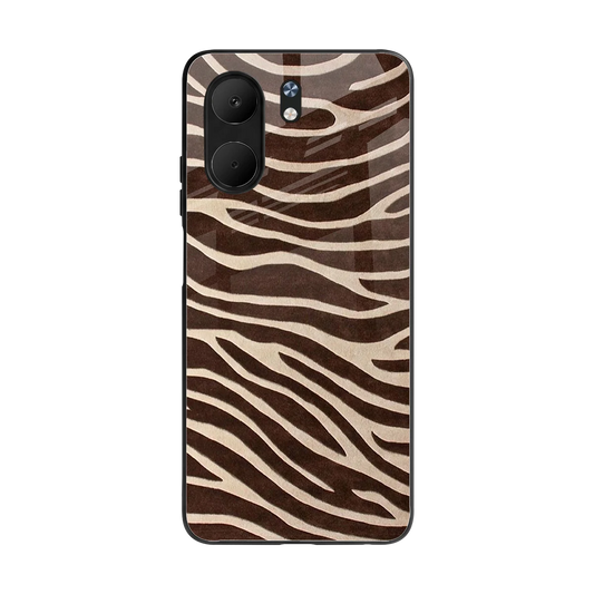 Mocha Swirls back phone cover | glass case for oppo a5x 5g