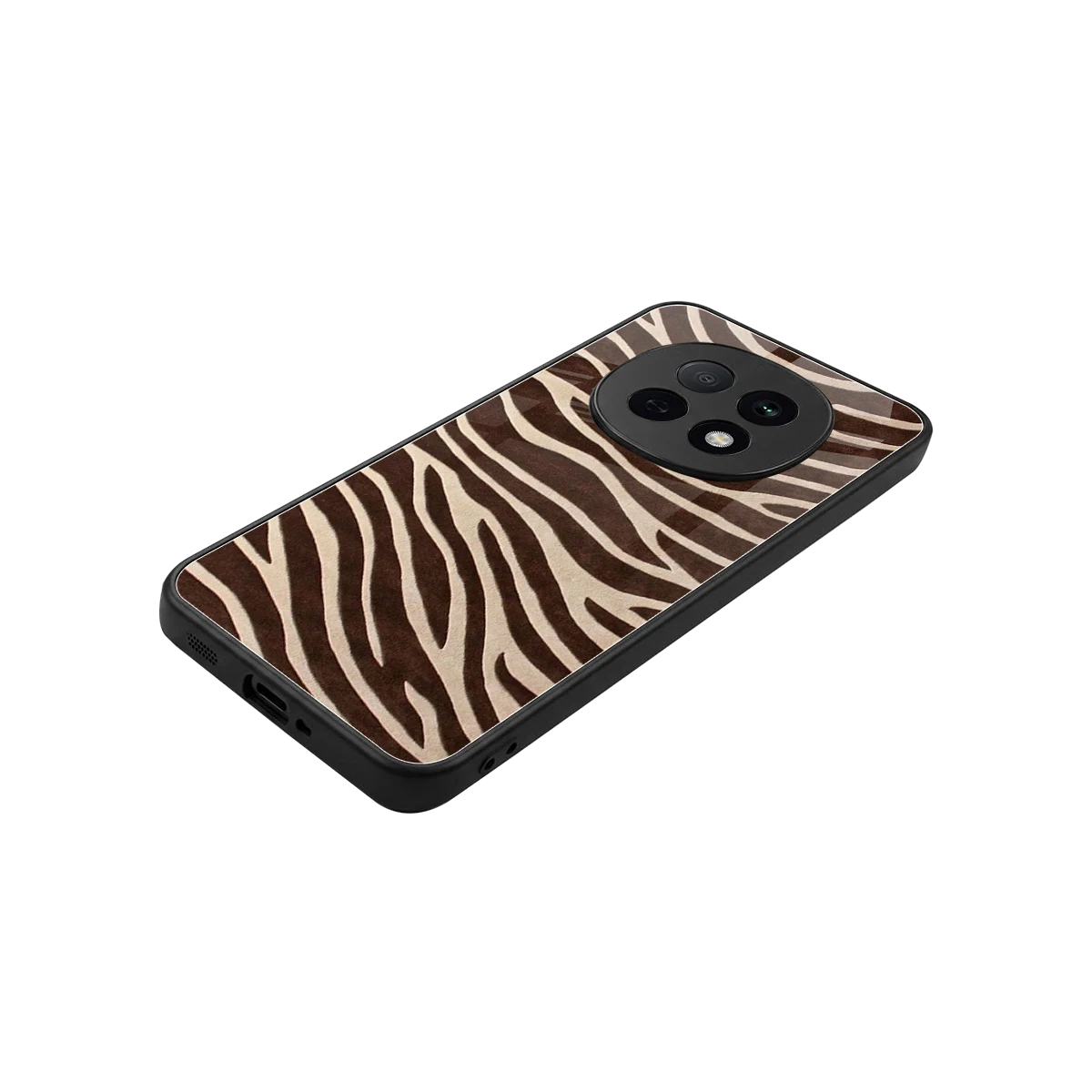 Mocha Swirls stylish phone case for oppo f29 pro 5g | glossy glass and slim fit