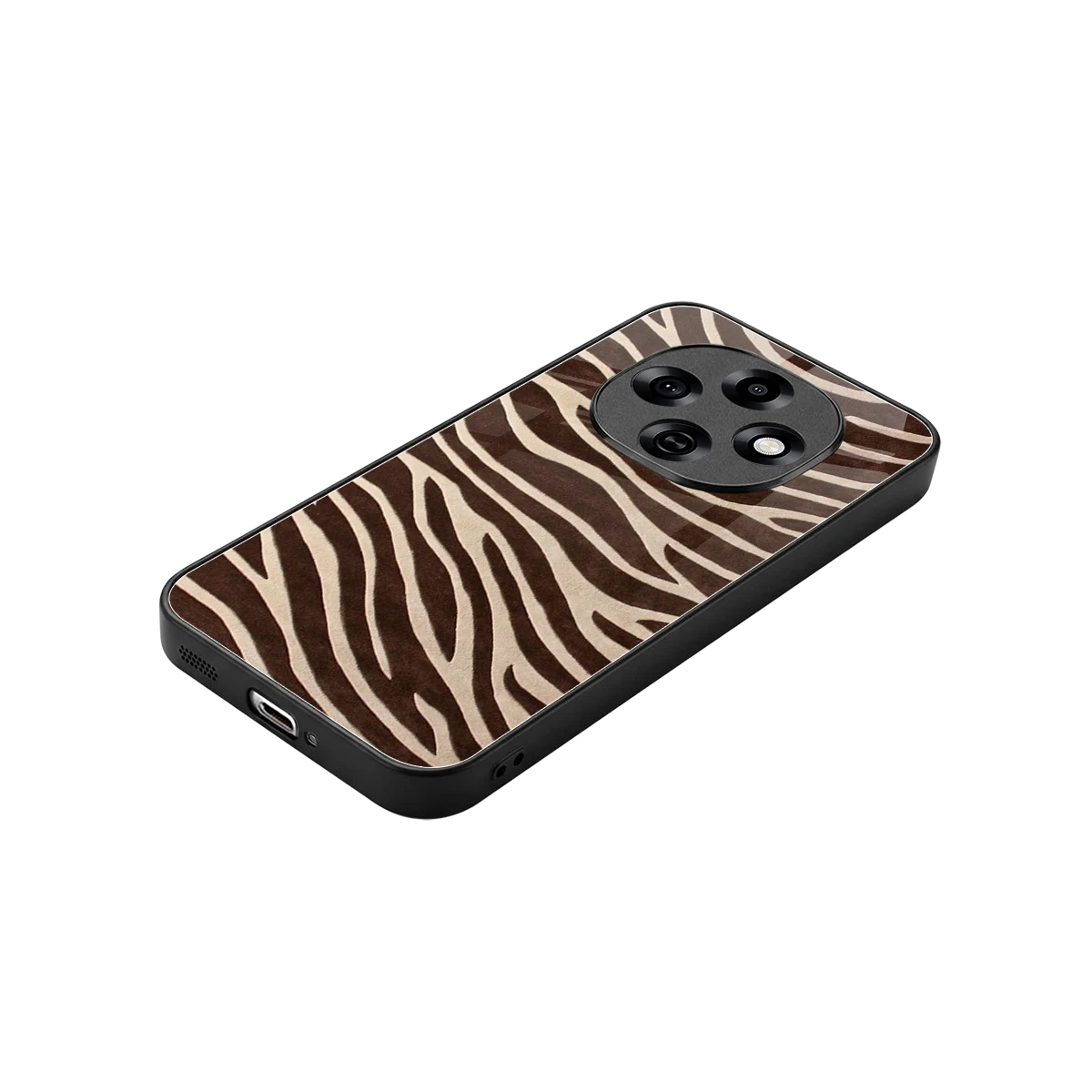 Mocha Swirls stylish phone case for oppo f31 pro 5g | glossy glass and slim fit