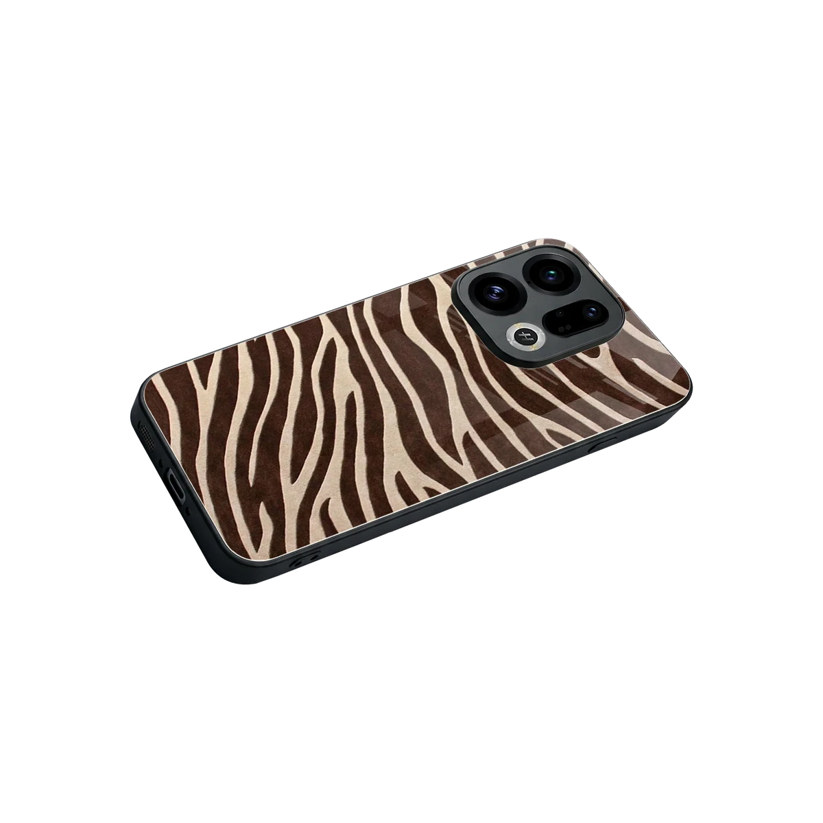 Mocha Swirls stylish phone case for oppo find x9 | glossy glass and slim fit