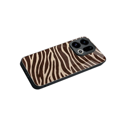 Mocha Swirls stylish phone case for oppo find x9 | glossy glass and slim fit