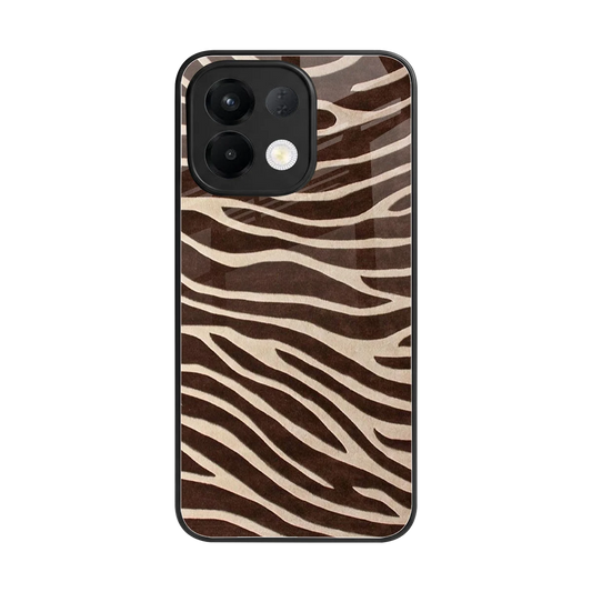 Mocha Swirls back phone cover | glass case for oppo k13 5g