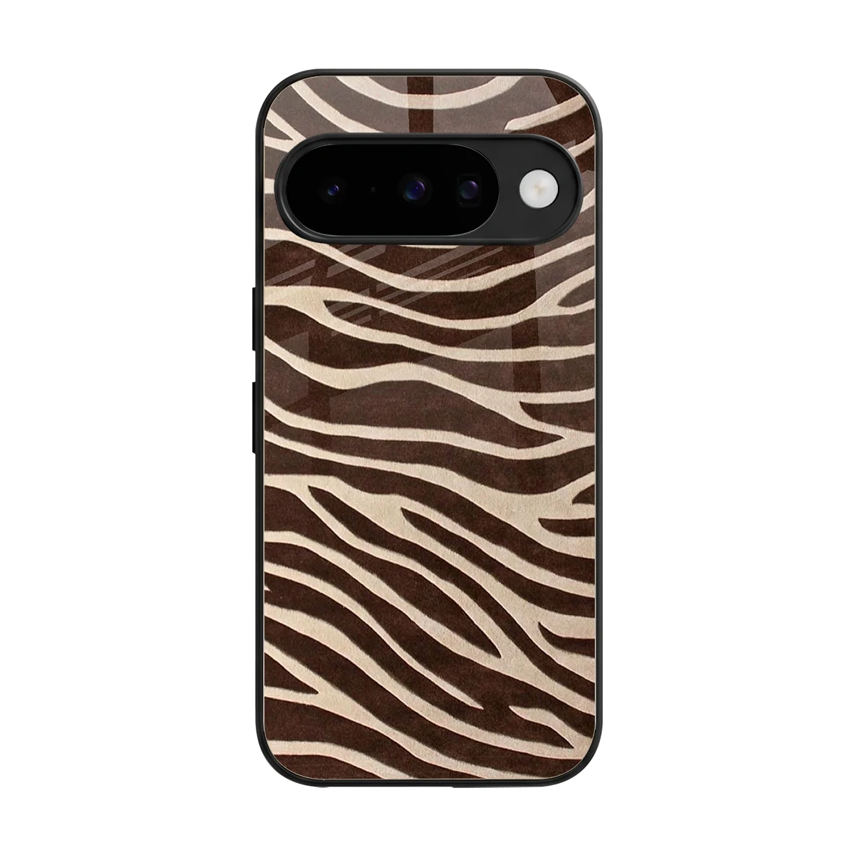 Mocha Swirls back phone cover | glass case for google pixel 10