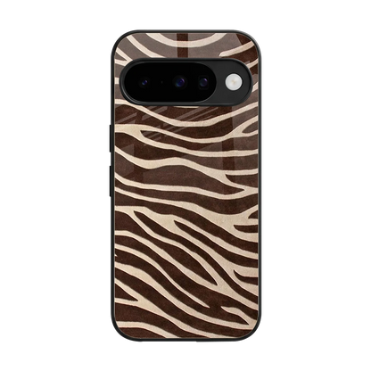 Mocha Swirls back phone cover | glass case for google pixel 10