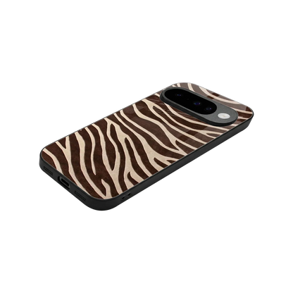 Mocha Swirls stylish phone case for google pixel 10 | glossy glass and slim fit