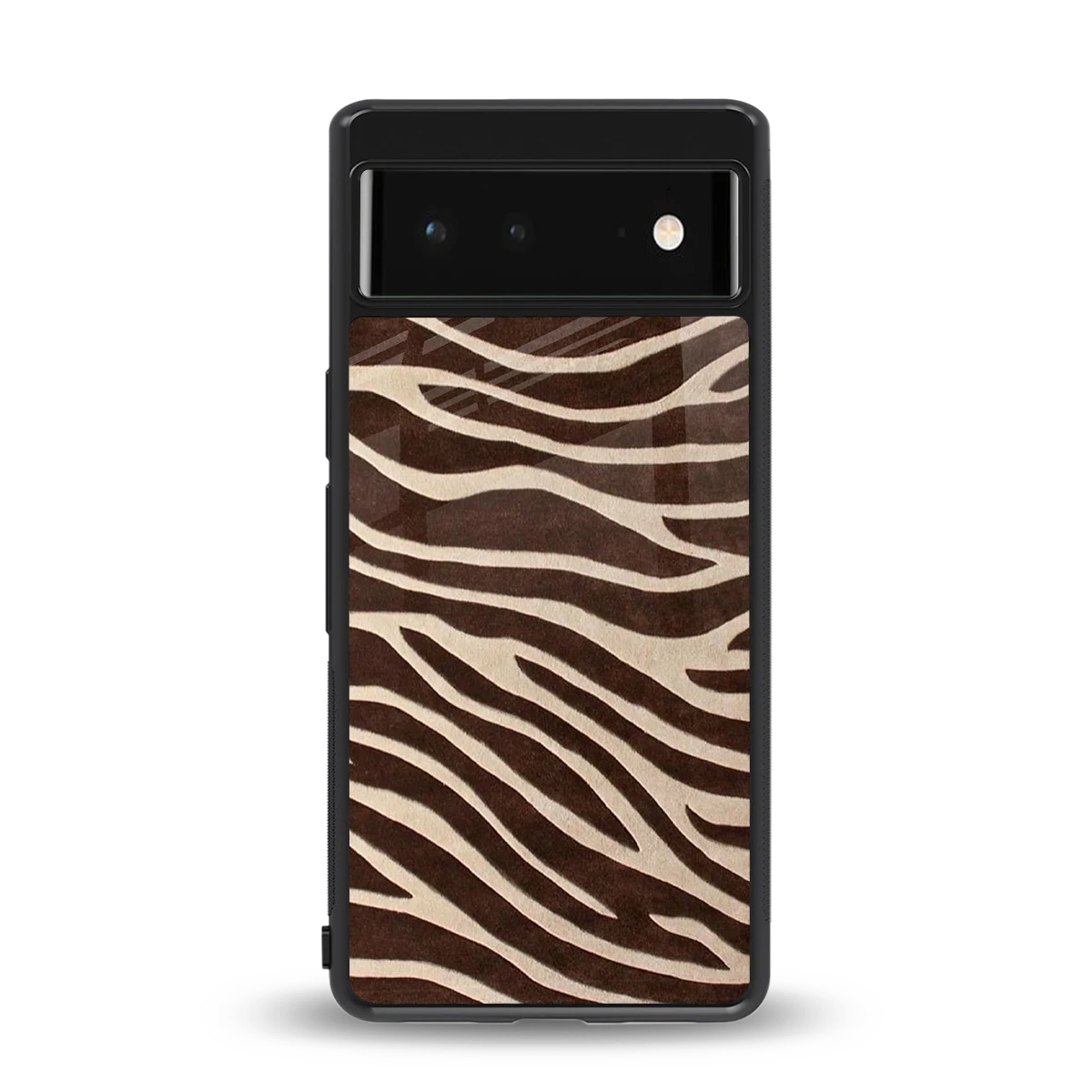 Mocha Swirls back phone cover | glass case for google pixel 6