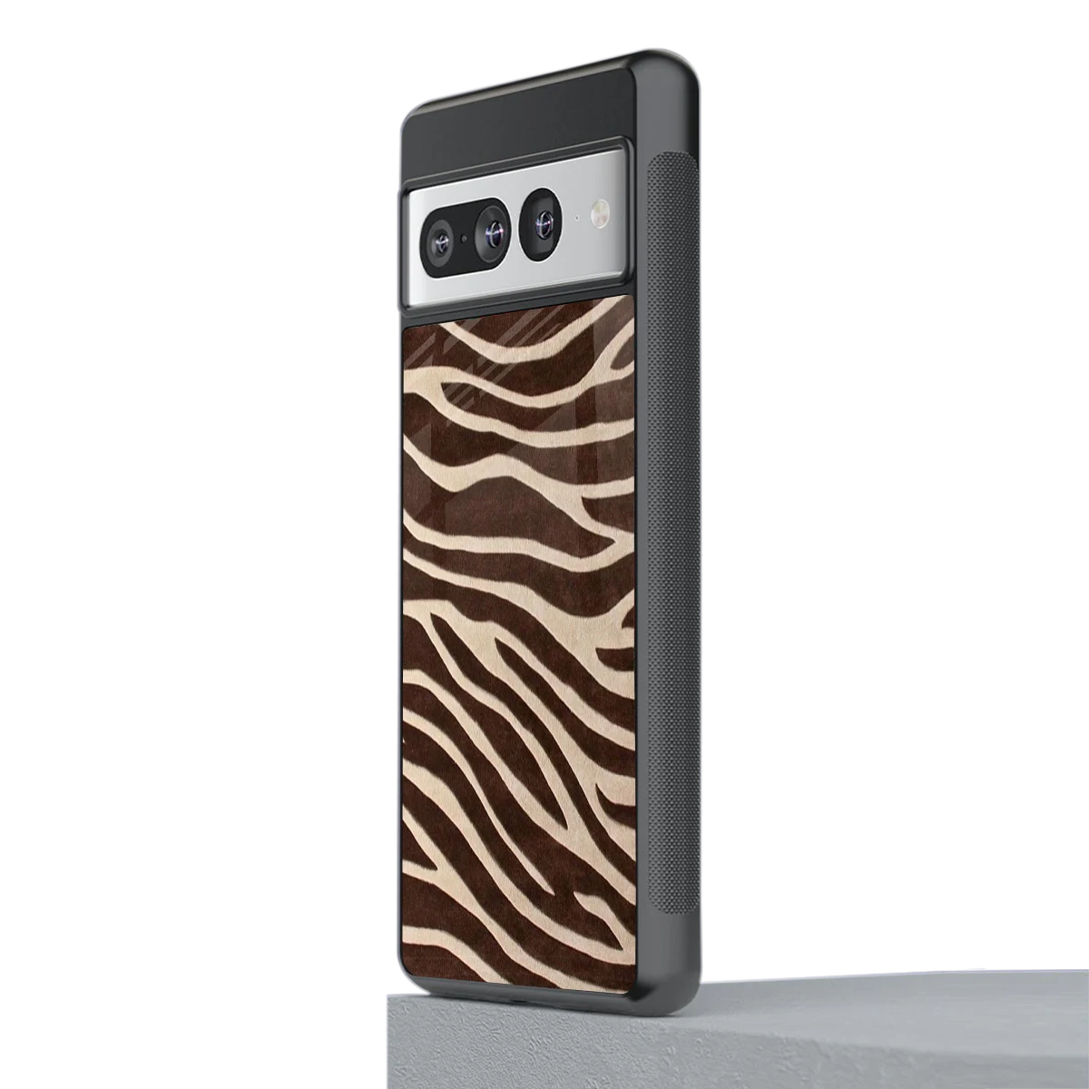 Mocha Swirls stylish phone case for google pixel 7 pro | glossy glass and slim fit