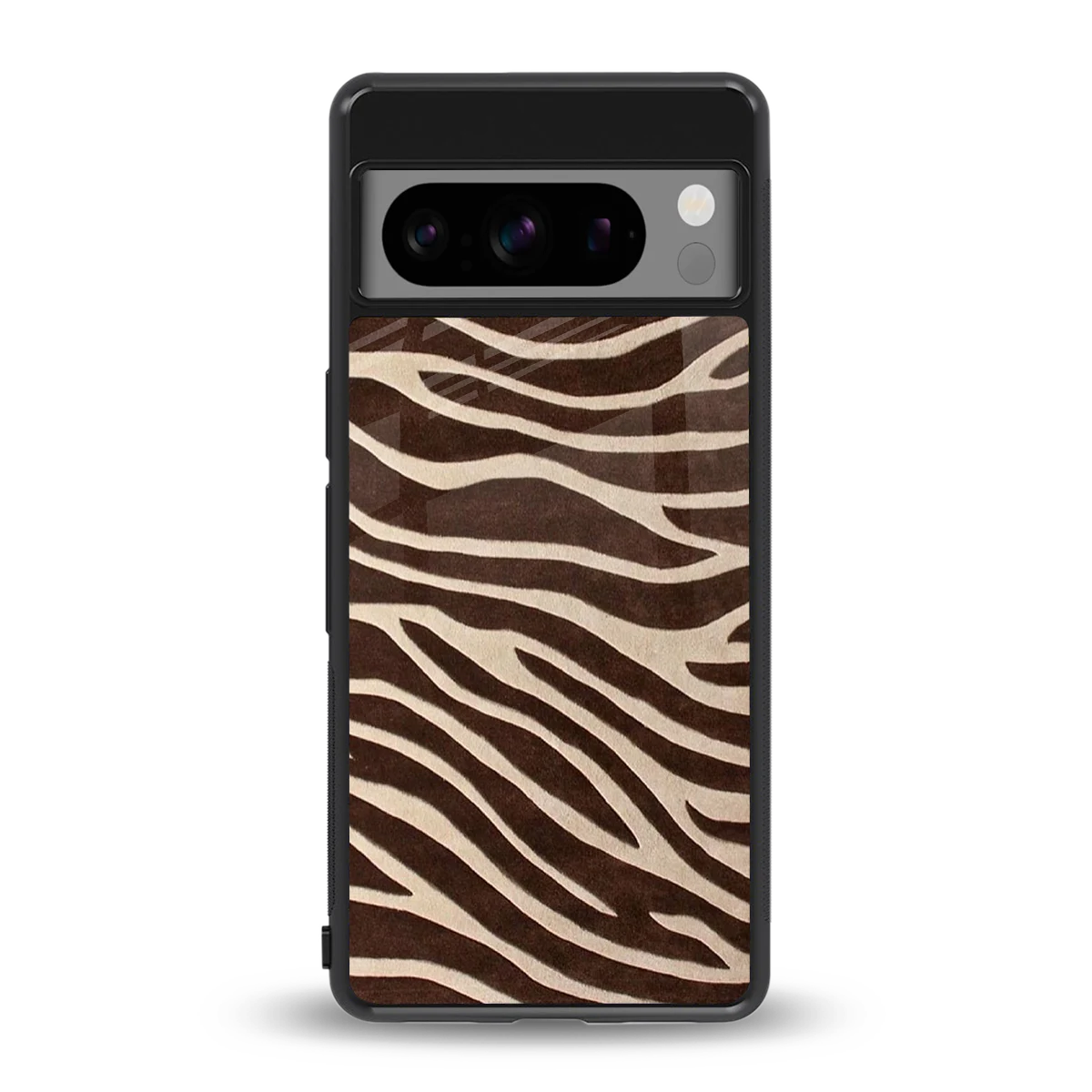 Mocha Swirls back phone cover | glass case for google pixel 8 pro