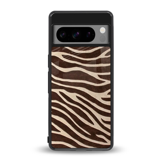 Mocha Swirls back phone cover | glass case for google pixel 8 pro