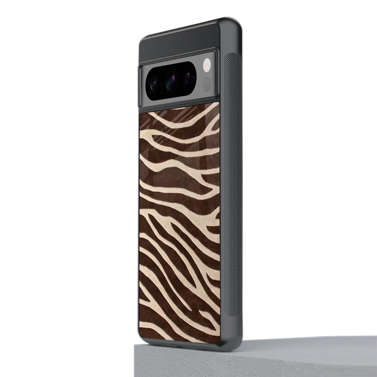 Mocha Swirls stylish phone case for google pixel 8 pro | glossy glass and slim fit