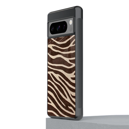 Mocha Swirls stylish phone case for google pixel 8 pro | glossy glass and slim fit