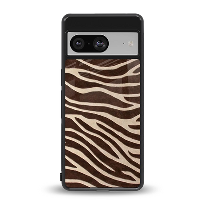 Mocha Swirls back phone cover | glass case for google pixel 8