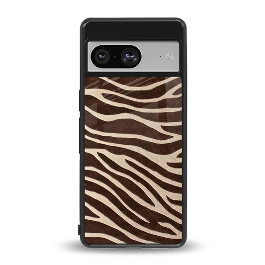 Mocha Swirls back phone cover | glass case for google pixel 8