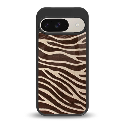 Mocha Swirls back phone cover | glass case for google pixel 9