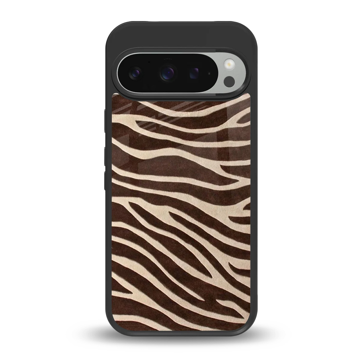 Mocha Swirls back phone cover | glass case for google pixel 9 pro