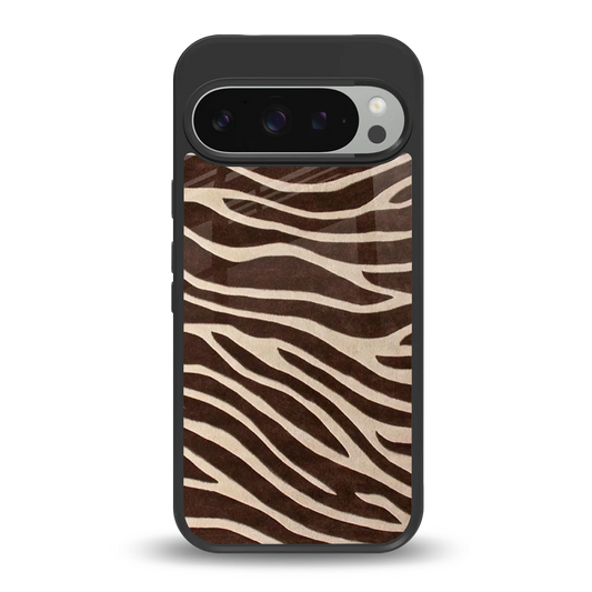 Mocha Swirls back phone cover | glass case for google pixel 9 pro