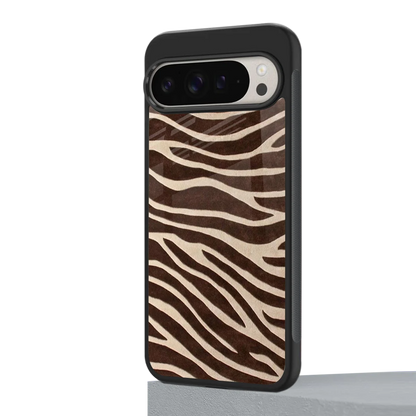 Mocha Swirls google pixel 9 pro mobile cover | shockproof glass phone case