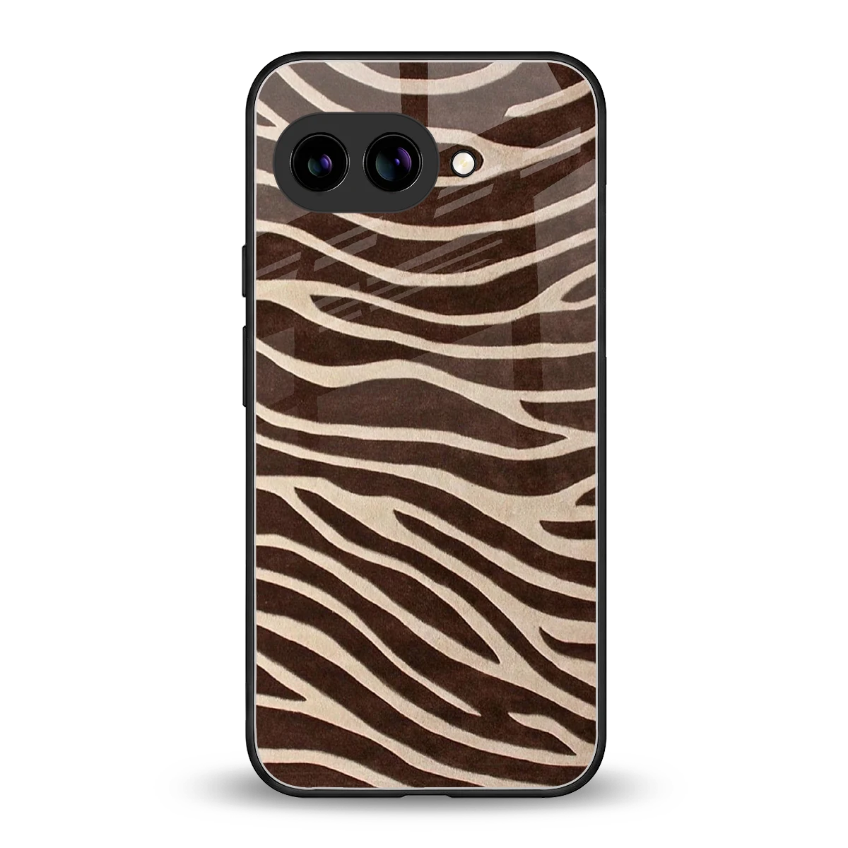 Mocha Swirls back phone cover | glass case for google pixel 10a