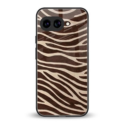 Mocha Swirls back phone cover | glass case for google pixel 10a