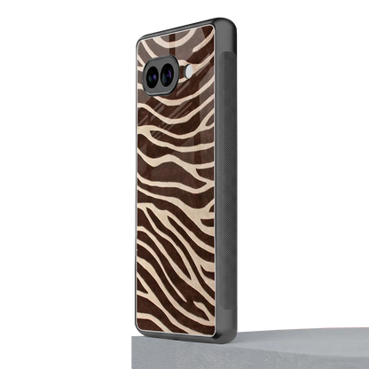 Mocha Swirls google pixel 10a mobile cover | shockproof glass phone case